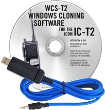 WCS-T2 Programming Software and USB-29A cable for the Icom IC-T2