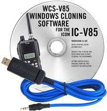 Icom IC-V85 programming software and USB-29A cable - WCS-V85-USB
