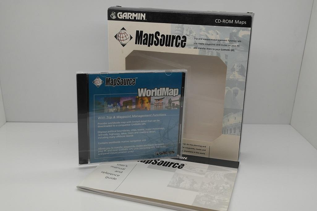 Garmain MapSource WorldMap Software Version 3.00