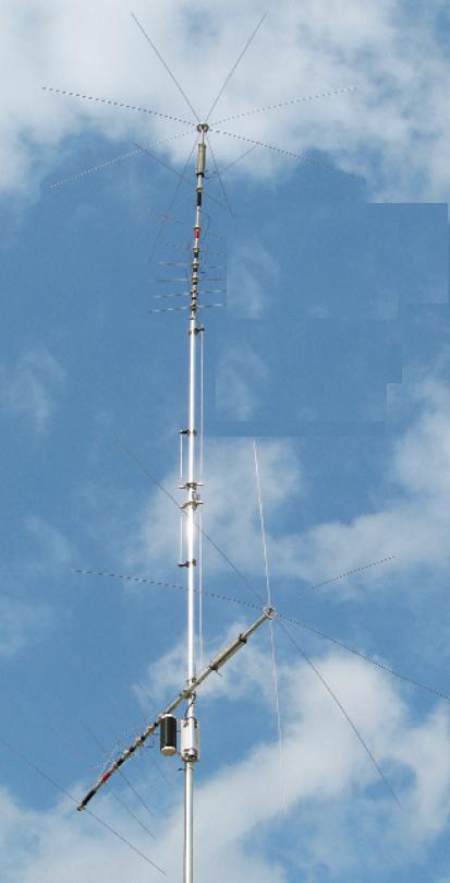 MFJ-1799X Vertical Antenna,9-BD,2,6,10,12,15,17,20,30,40M