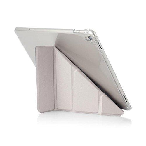 iPad 9.7 Case Origami Silver & Clear