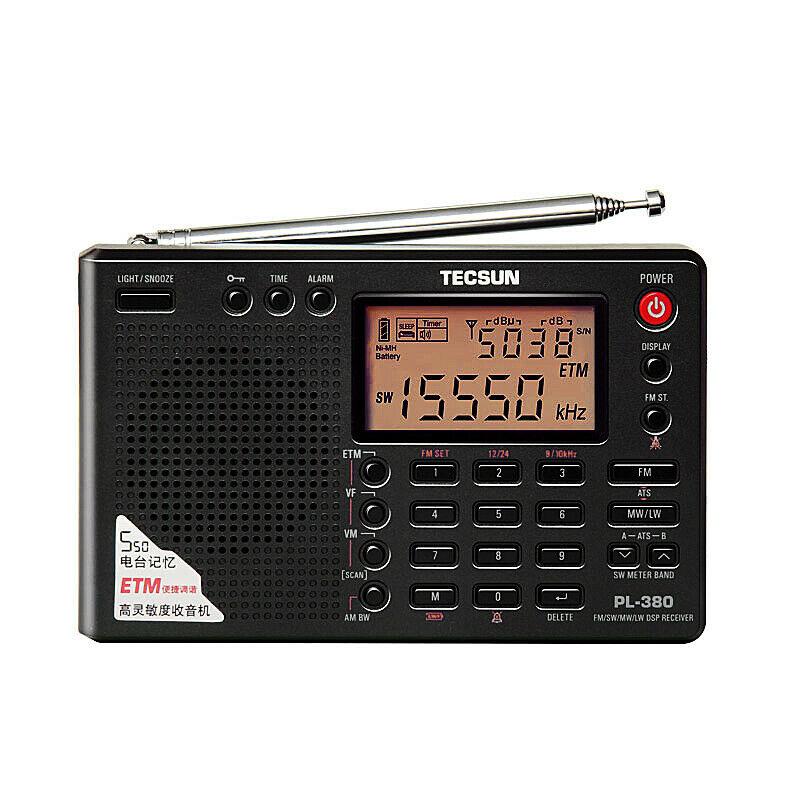 TECSUN PL-380 FM Portable Radio MW. SW. LW. DSP with ETM (Easy tuning mode)