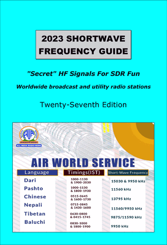 Klingenfuss 2023 shortwave frequency guide.