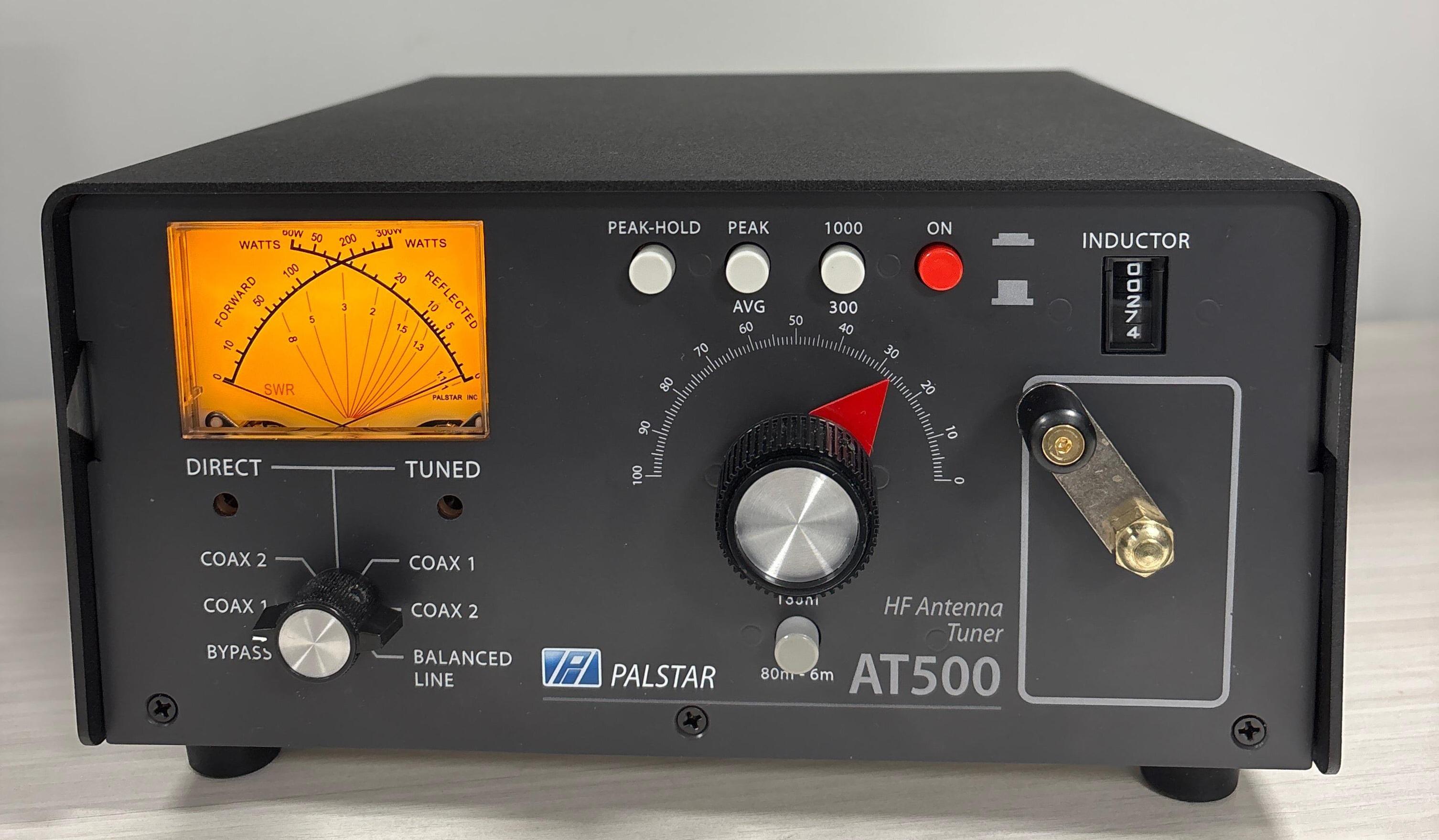 Second Hand Palstar AT-500 Meter 600 Watt PEP Antenna Tuner