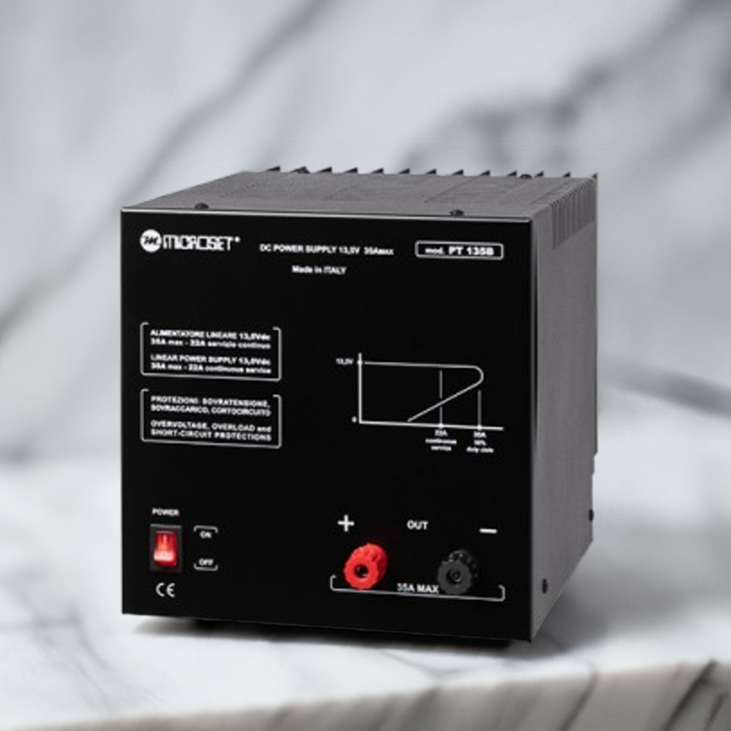 Microset PT-135b is a 35Amp linear power supply - Radioworld UK