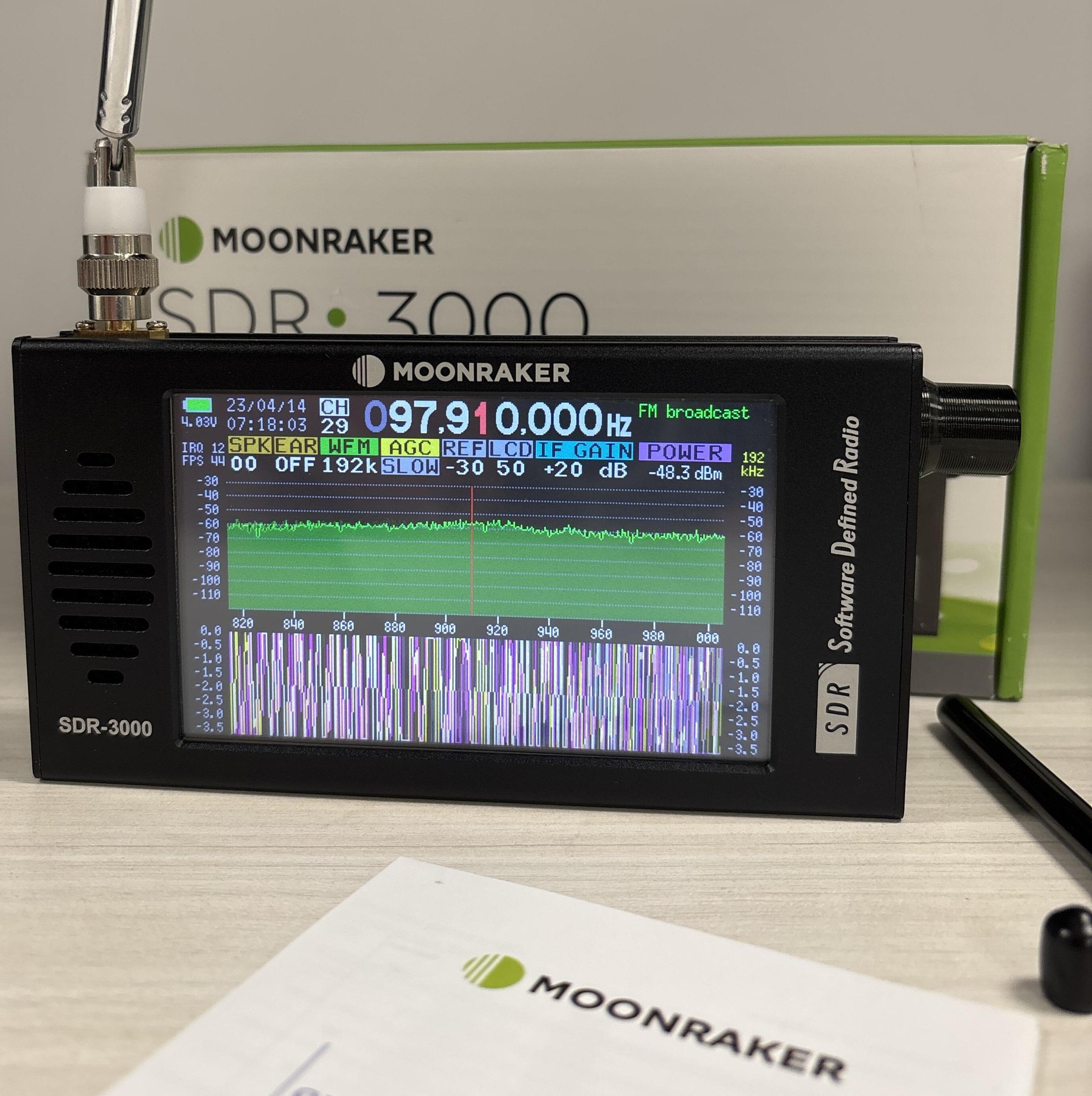 Second Hand Moonraker SDR-3000 Software Defined 100kHz - 149MHz Radio ...