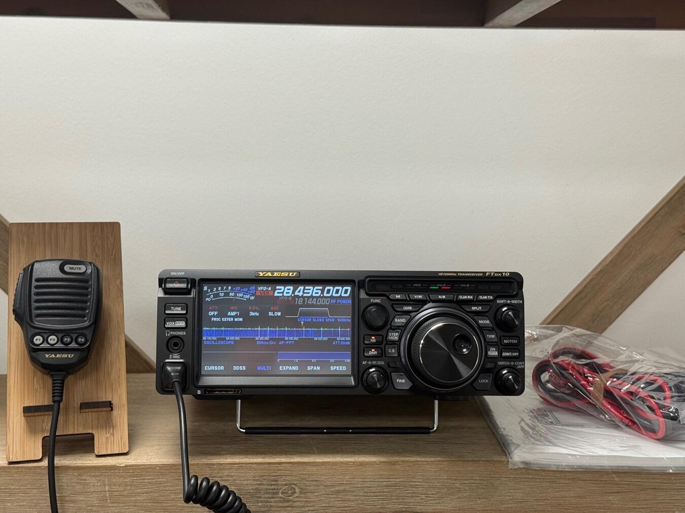 YAESU FTDX-10（used）　50W Second-hand Yaesu FTDX10 HF SDR transceiver - Radioworld UK