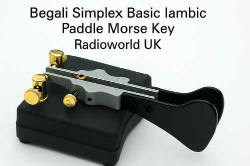 BY-4 Bencher Iambic Paddle Key | Black Base Gold Components