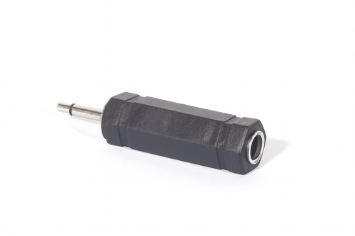 ¼" Stereo Jack Socket to 3.5mm Mono Jack Plug Adapter