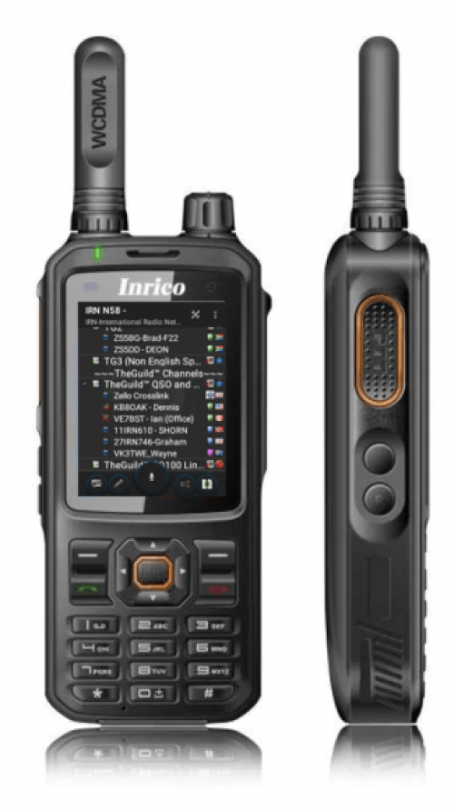 Inrico T320 4G LTE Android Mobile Radio - Unlocked GSM, WiFi, Bluetooth, GPS, Compatible With Zello PTT