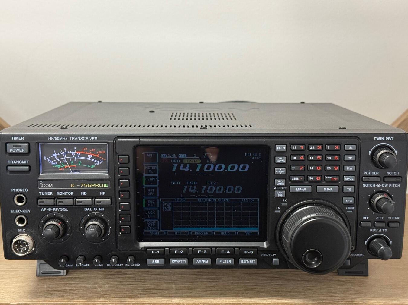 Second Hand Icom IC-756PROIII HF/50MHz Transceiver – High