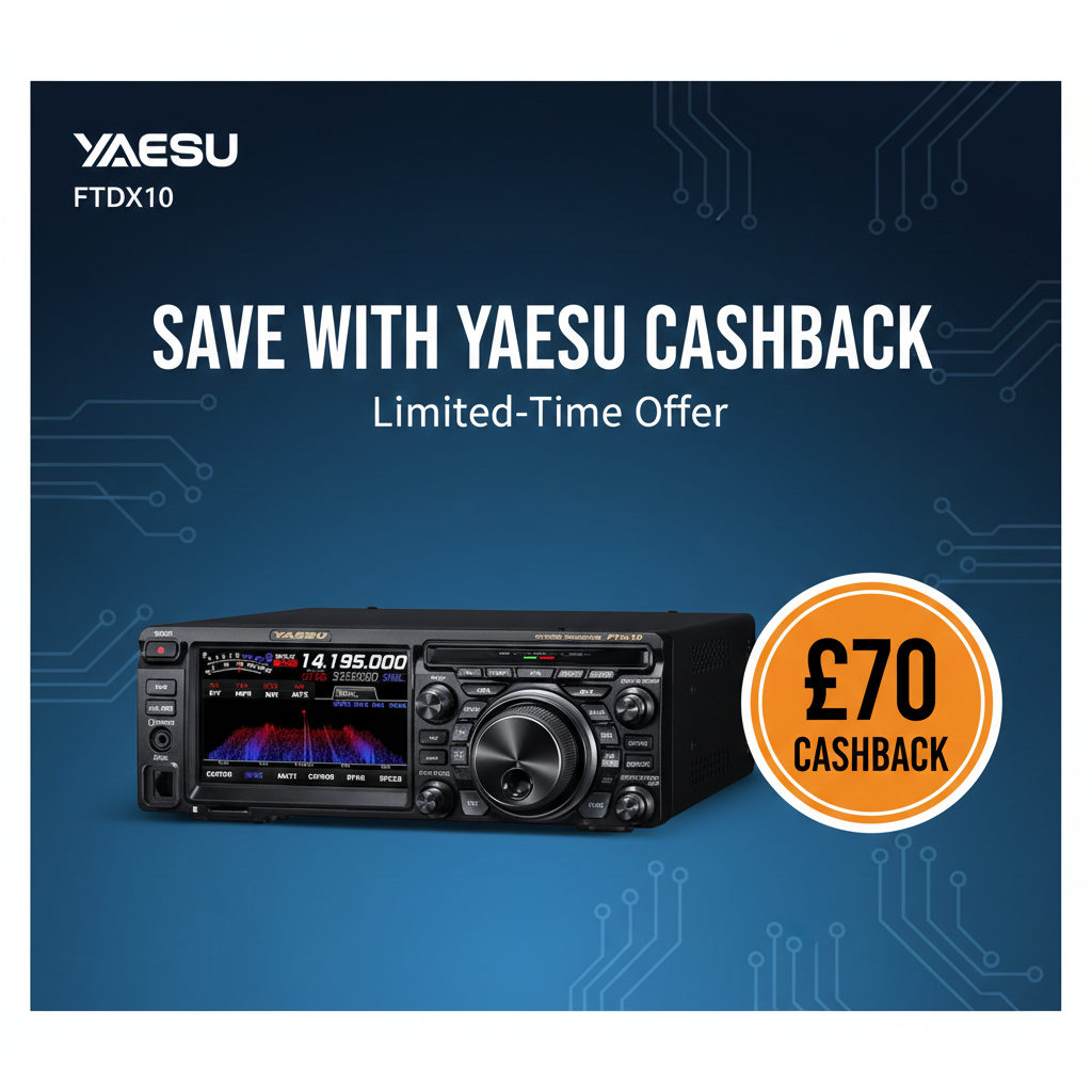 Yaesu FTDX10 HF/50MHz Hybrid SDR Transceiver - Radioworld UK