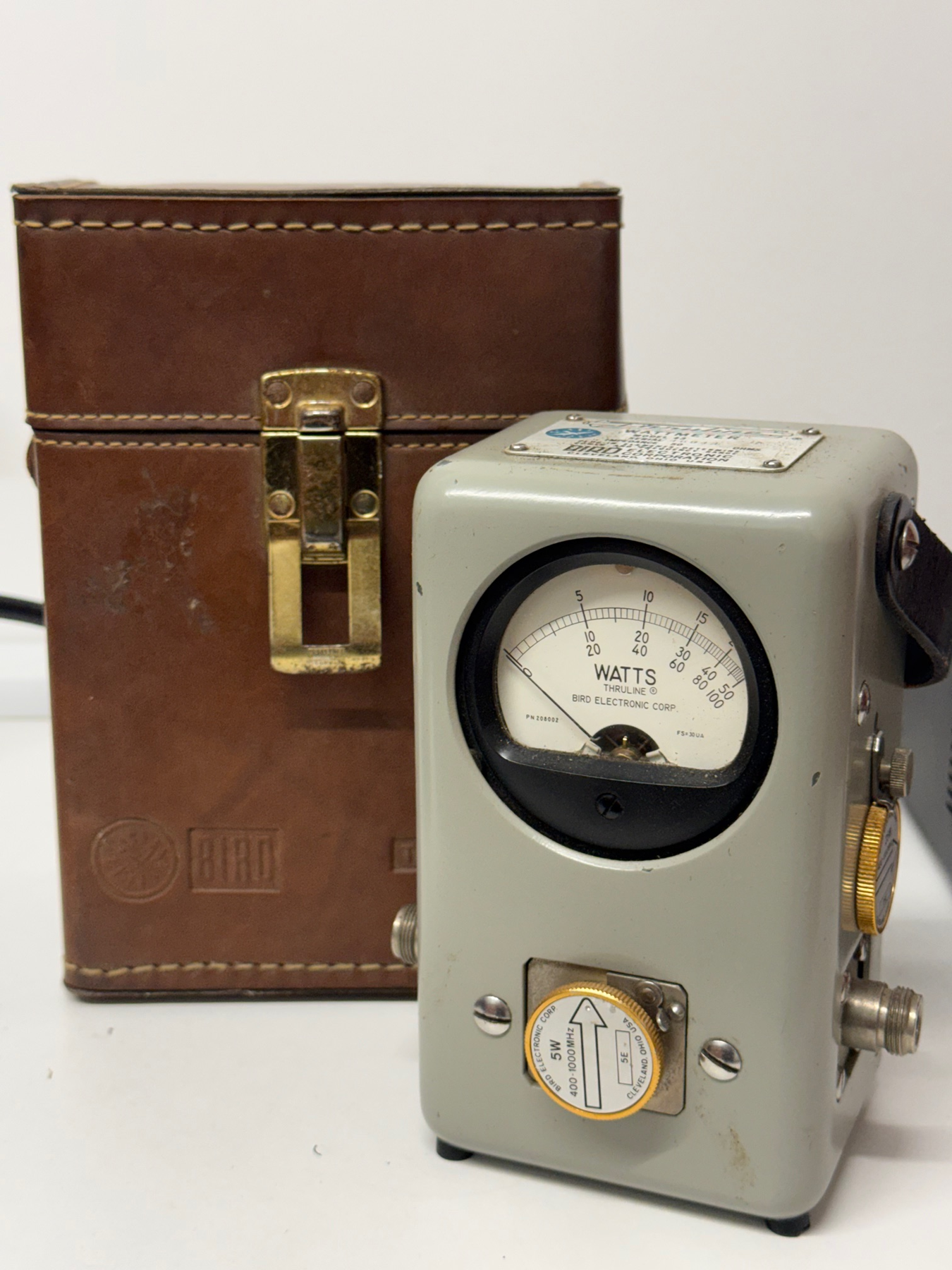 Second Hand Bird 43 Thruline Wattmeter – Rare Classic