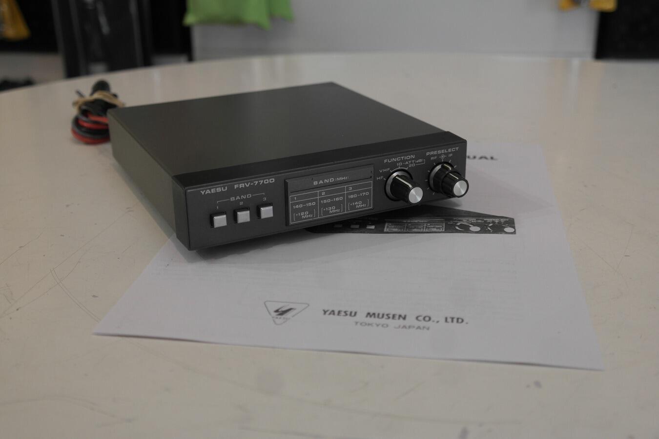 YAESU FRV-7700 VHF コンバーター Second Hand Yaesu FRV-7700 VHF Converter | Radioworld UK