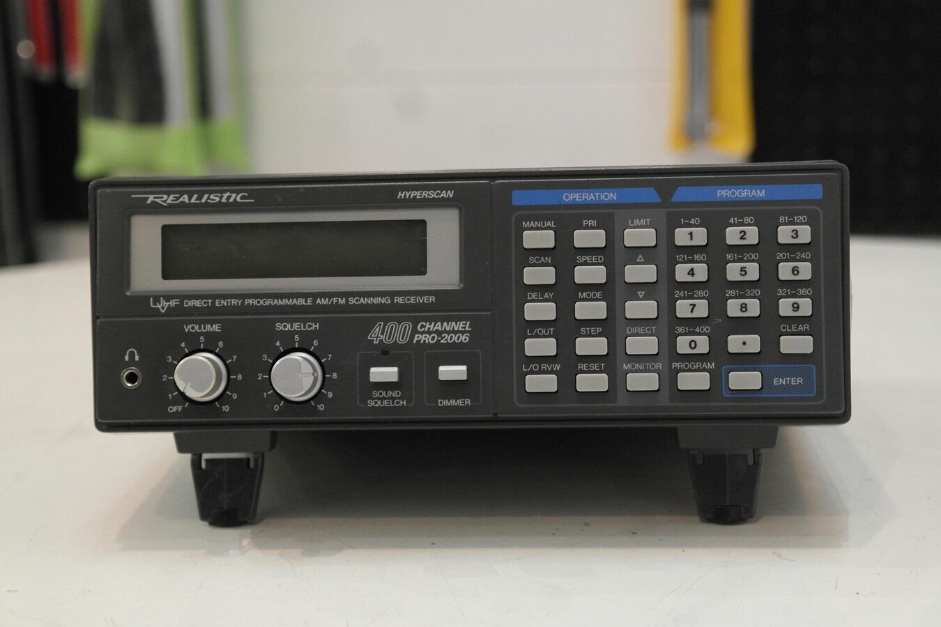 Used Realistic Pro-2006 Wideband Scanner | RadioWorld