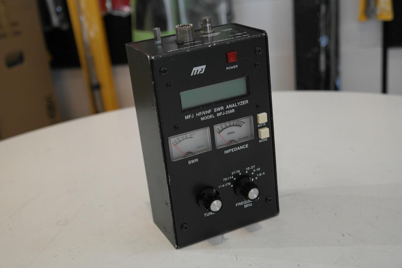 Second Hand MFJ-259B Antenna Analyzer SWR, velocity factor, coax