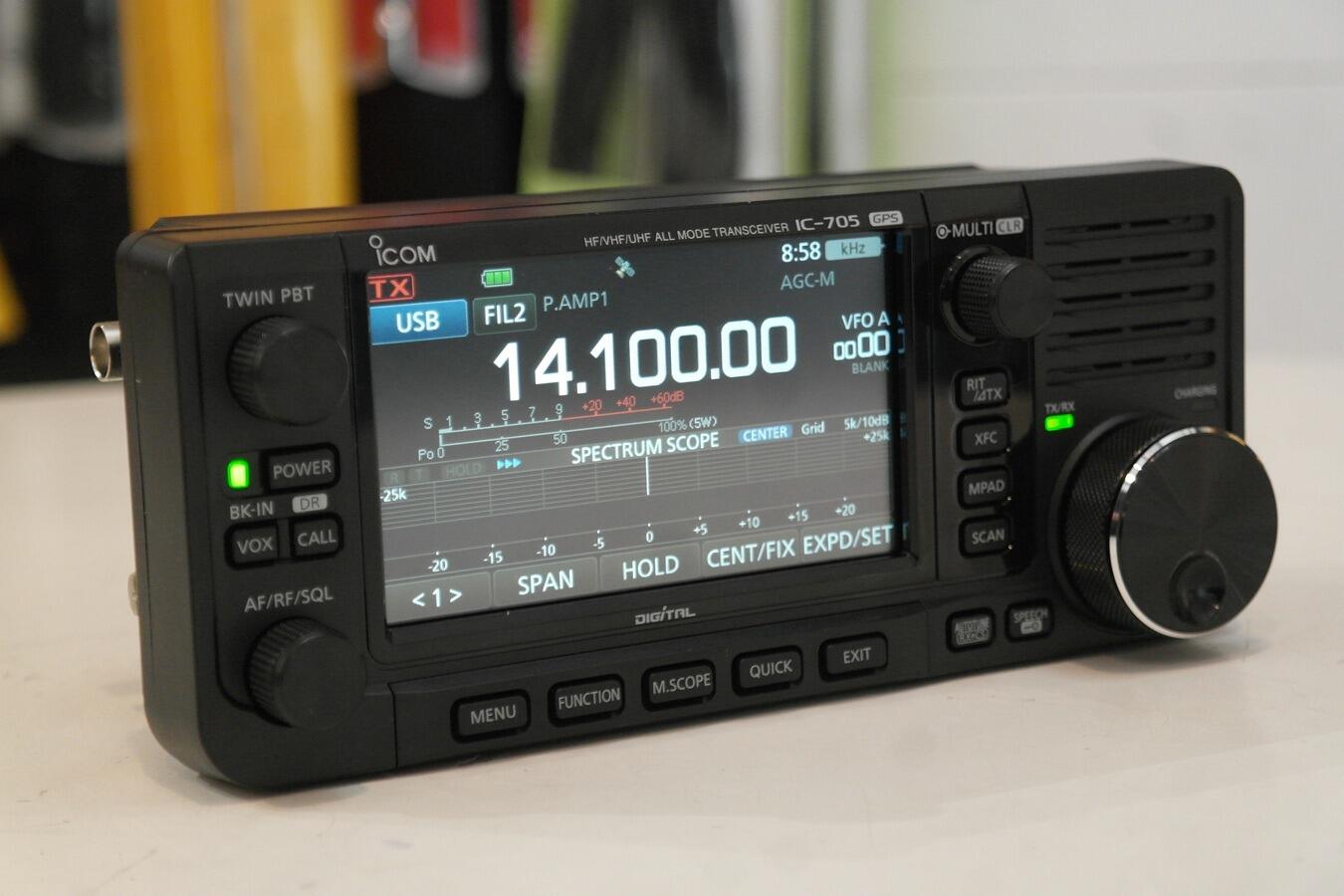 Second Hand Icom IC-705 HF VHF UHF QRP SDR Transceiver | Radioworld UK