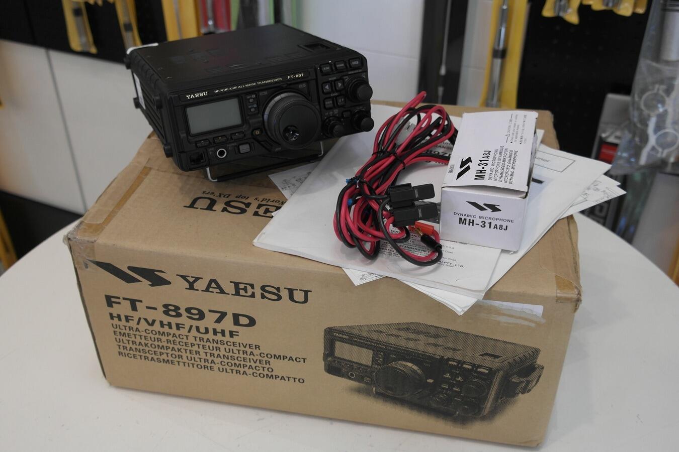 Second Hand Yaesu FT-897D Multiband Portable Transceiver (With FP