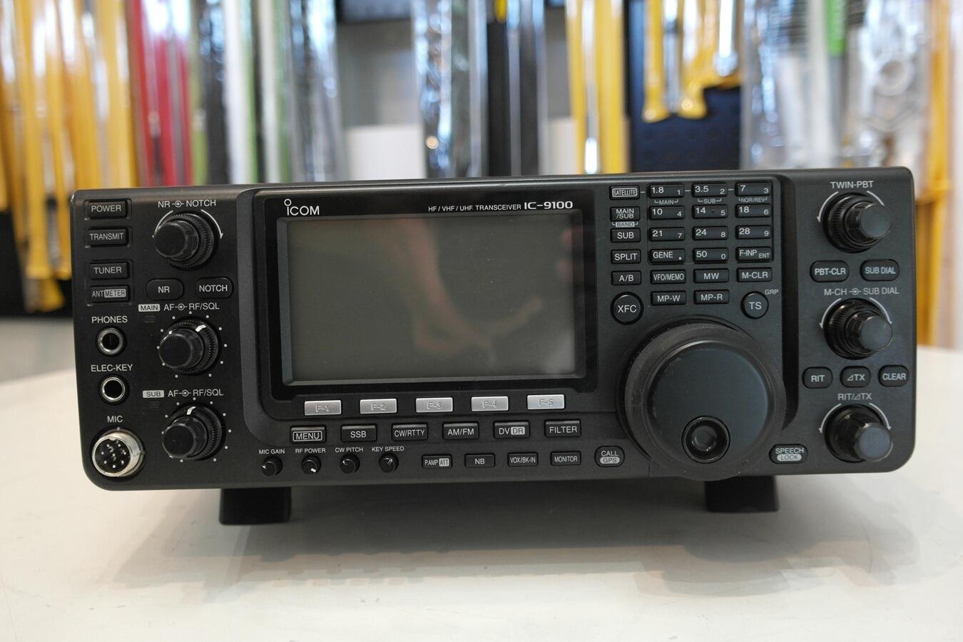 Second hand Icom IC-9100 with 1.2GHz 23cm option