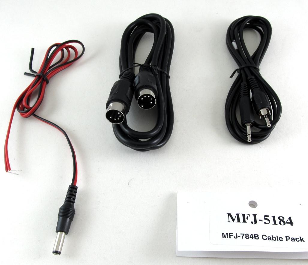 MFJ-5184 Receiver Cable 2 open end TNC