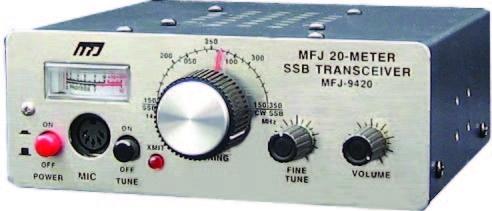 MFJ-9420X 20M SSB Travel Radio with Microphone