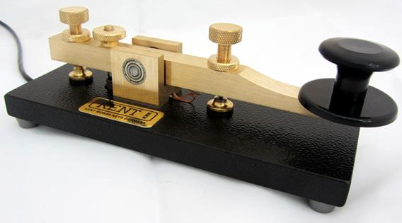 KT-1 Kent Morse Key with Steel Base Assembled