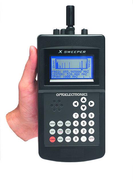 X-SWEEPER Optoelectronics FM Nearfield Receiver with Spectrum di
