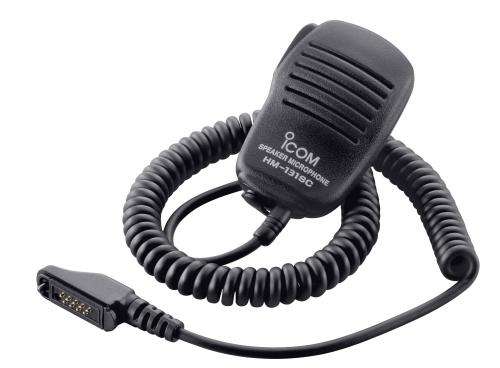 Icom hm-131sc  compact style speaker microphone with earphone jack.