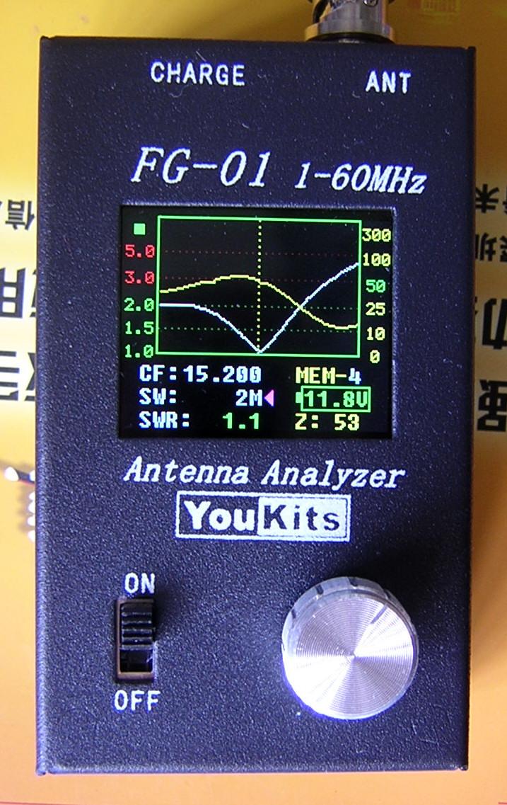 Youkits FG-01 MKii 1-72Mhz Antenna Analyzer