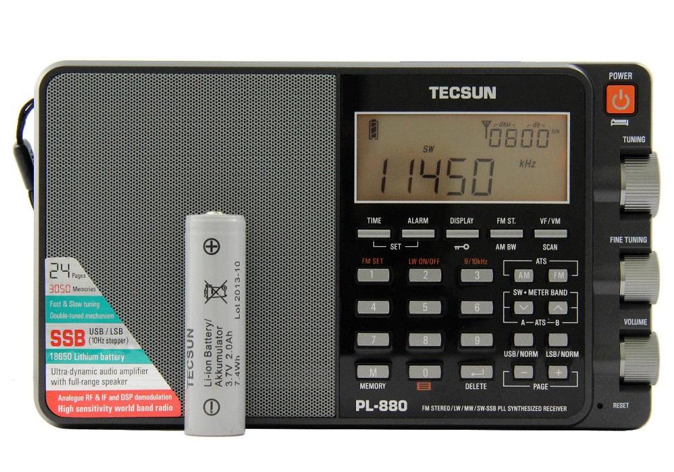 Tecsun PL-880 Portable World Band Radio With AM/FM/SSB