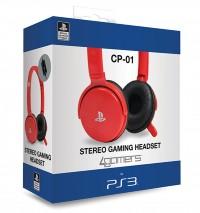 4Gamers PS3 CP-01 Stereo Gaming Headset Red