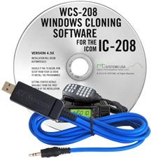 WCS-208 Programming Software and USB-29A cable for the Icom IC-2