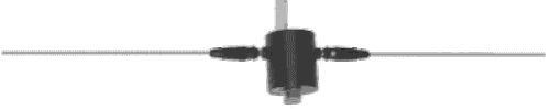 Dual band dipole 2m,70cm  balcony, window sill or other portable operations.