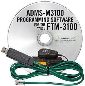 Adms-m3100 programming software and usb-29f for the yaesu ftm-3100
