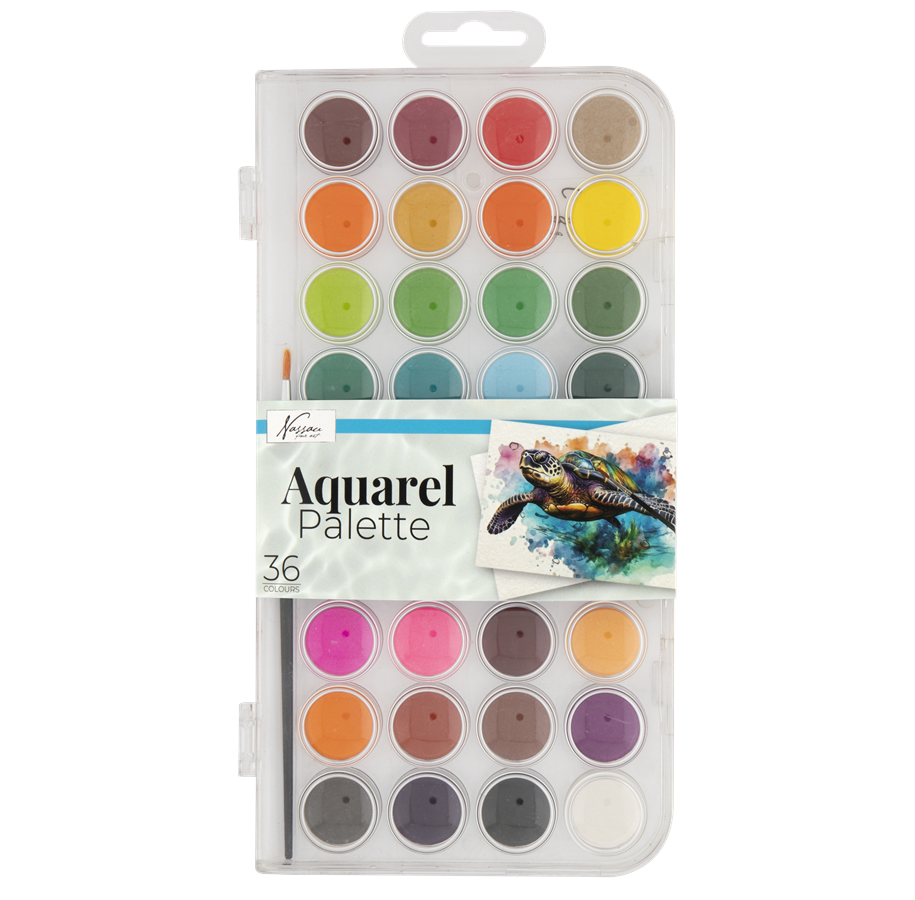 Akvarel farver 36 farver