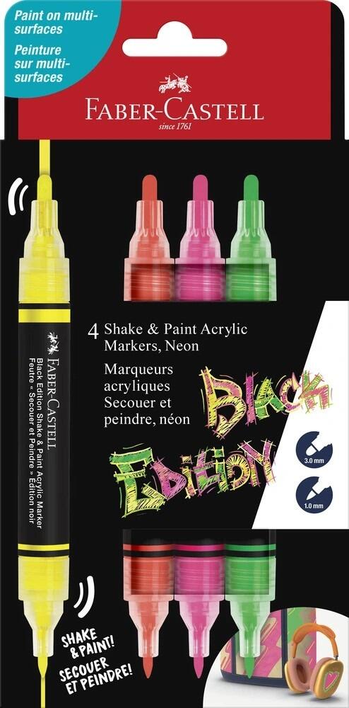 Neon marker 4 stk acrylic