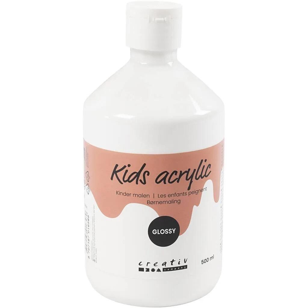 Akrylmaling hvid 500ml