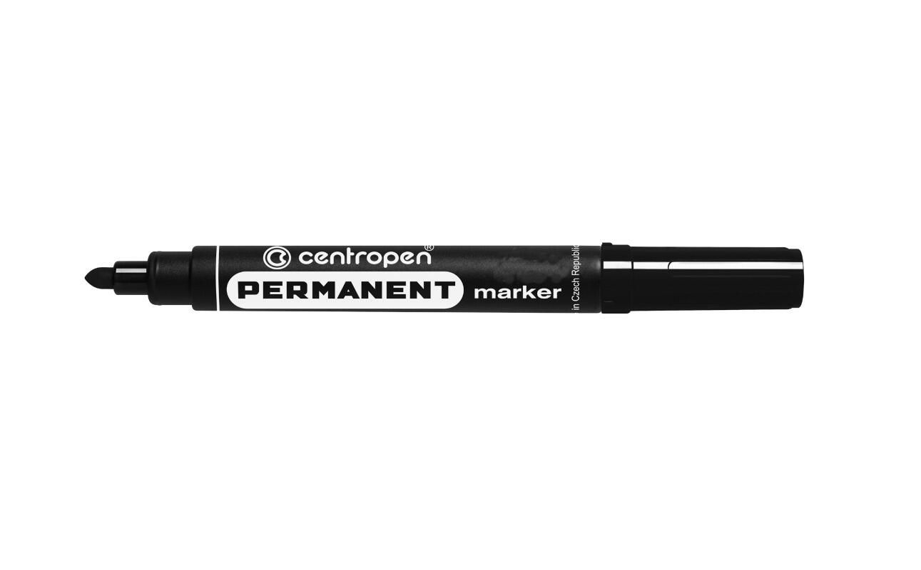 Permanent marker 2,5 mm sort 1 st