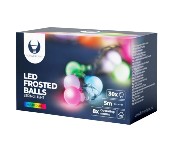 LED Lyskæde 5m med 30 pærer