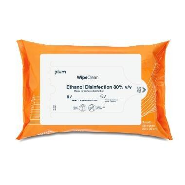 Desinfektionswipes 80% Plum