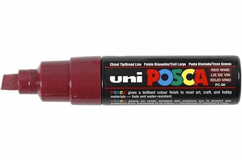 Posca Tusch PC-8K rød vin | MERservice.dk