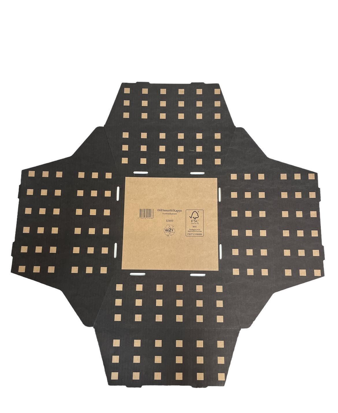 Gavekurv mellem sort 345x345x115mm