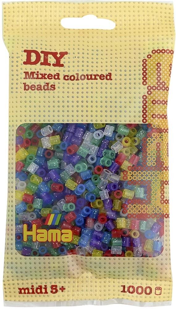 Hama Midi 1000 transp.glitter nr.54