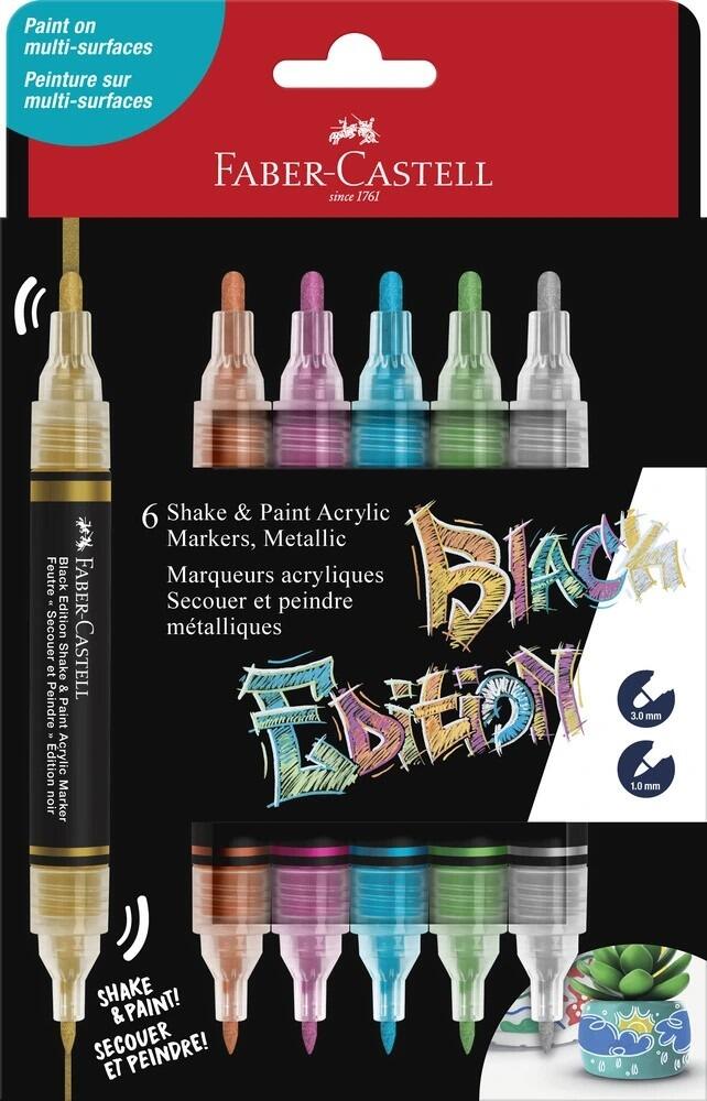 Metalic marker 6 stk acrylic