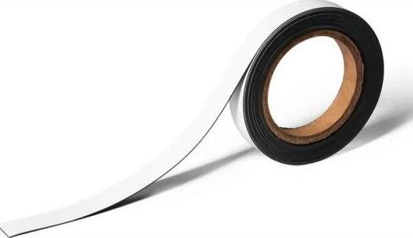 Magnetbånd m/klæb 13 mm 30 mtr.