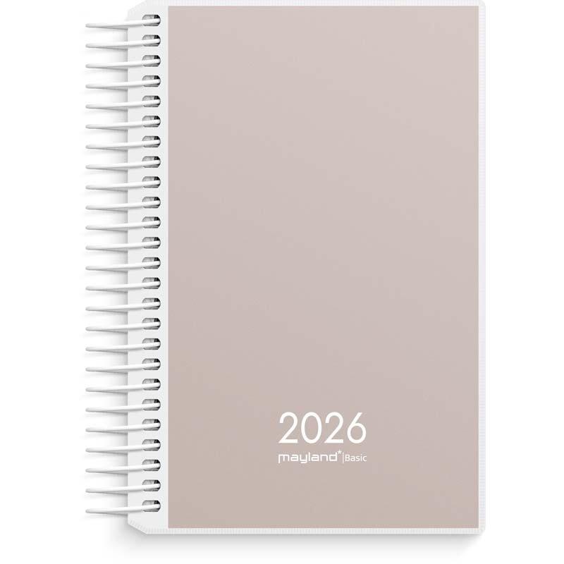 2026 Mayland dagkalender mini grå