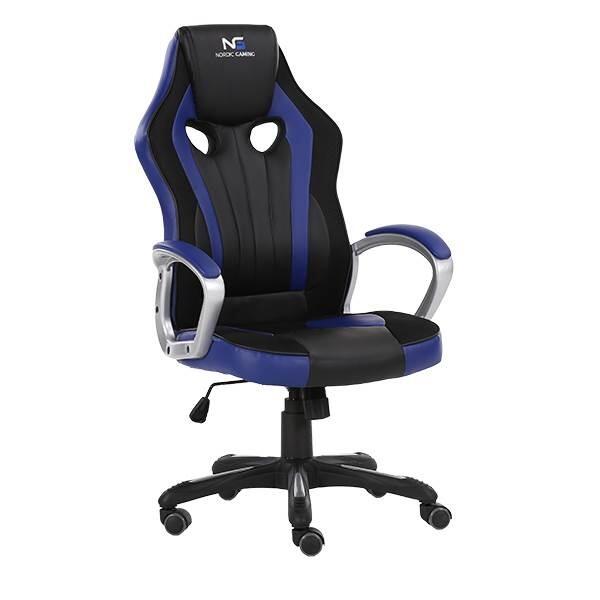 Gaming stol blå/sort LEET