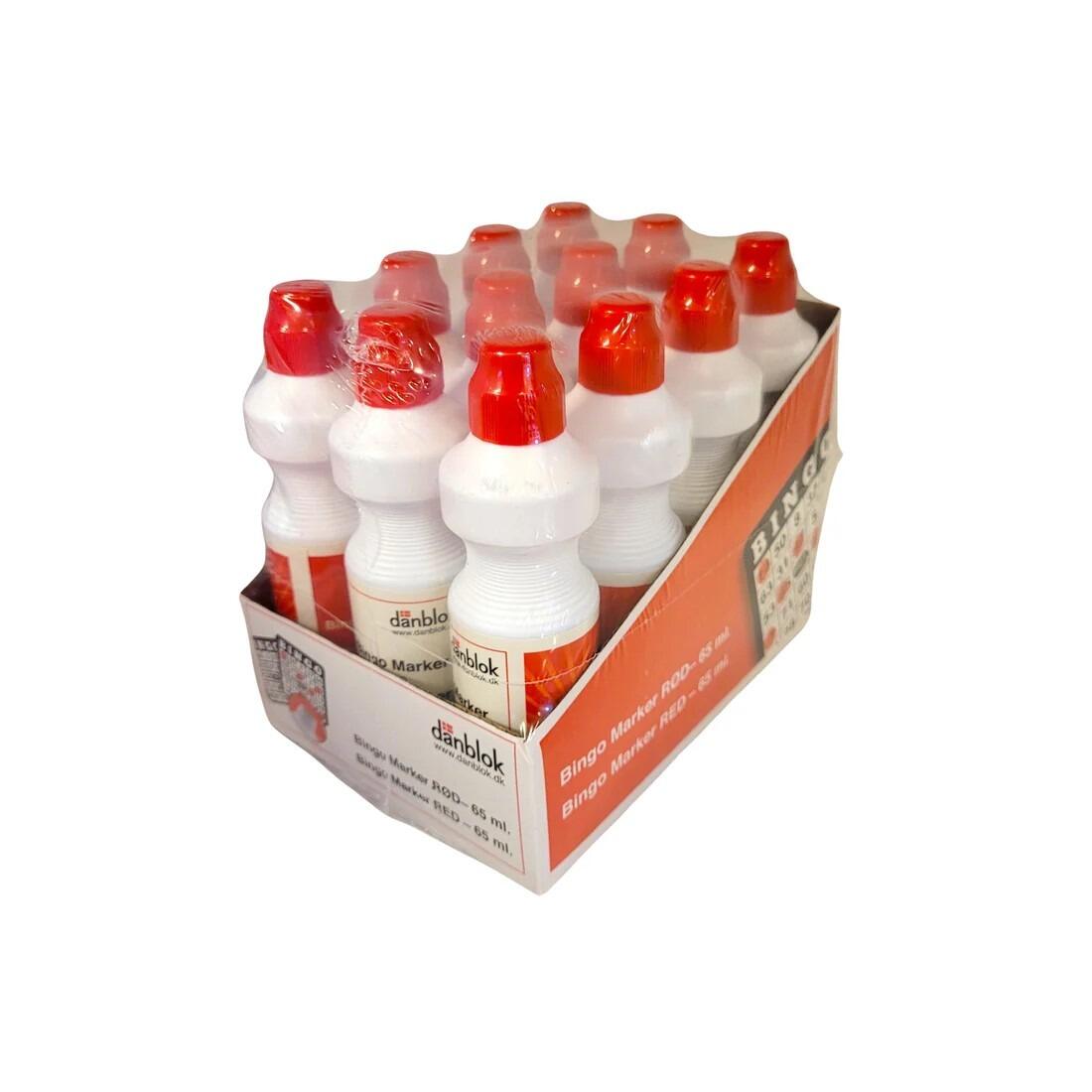 Bingomarker rød 65 ml.