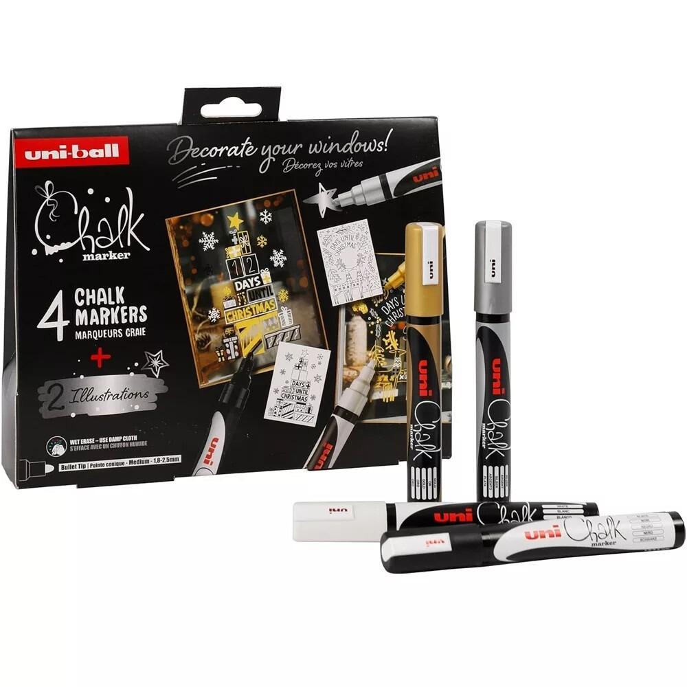 Posca chalk JUL 4 stk.