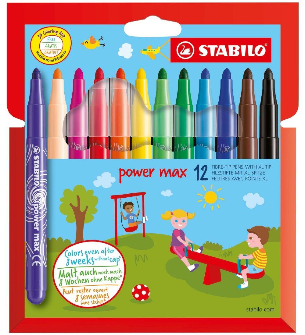 Stabilo Power Max Filtpen 12